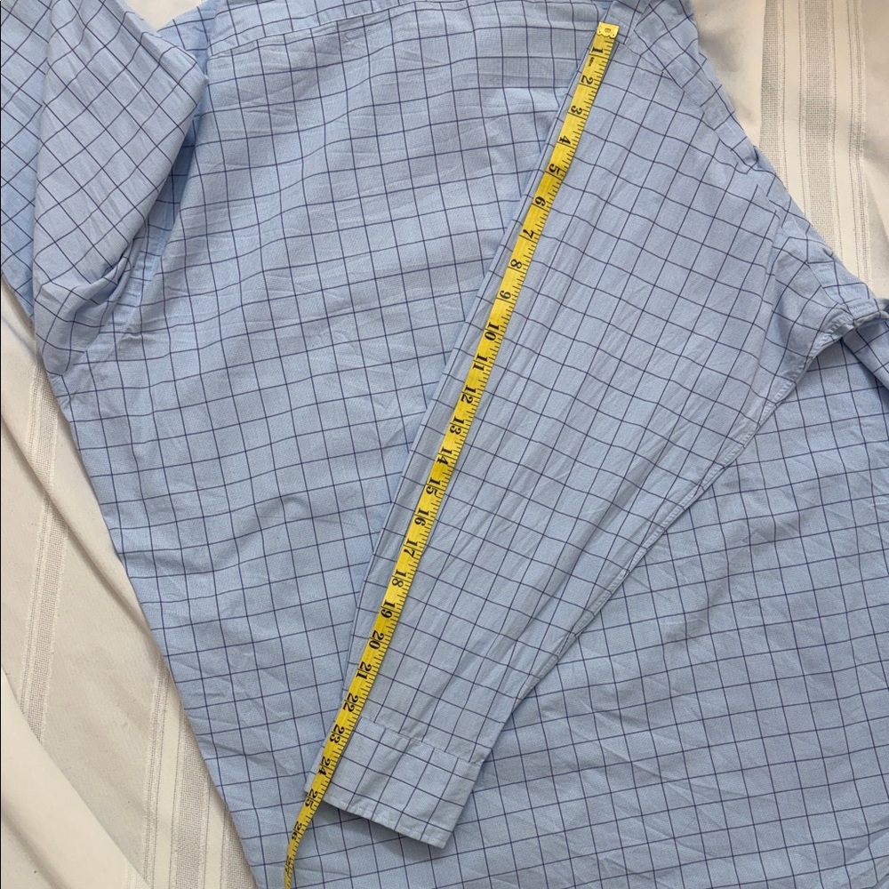 Polo by Ralph Lauren Men's Light Blue Plaid Shirt - Picture 7 of 7